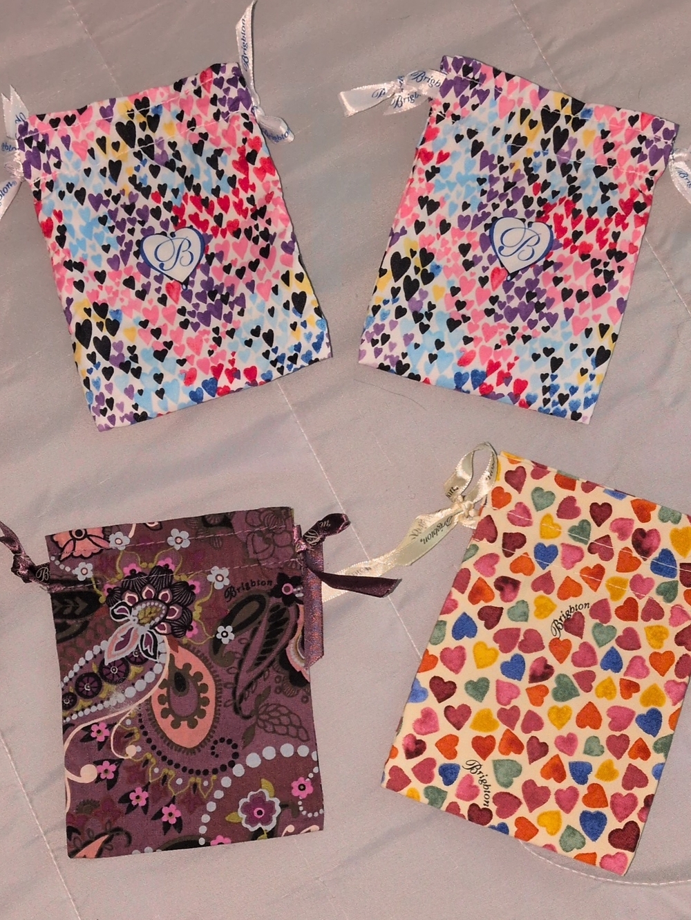 Brighton Drawstring Bags - Lot Of 4